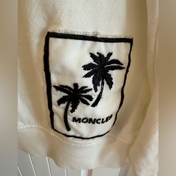 Moncler Palm Tree Logo Print Sweatshirt - Picture 3 of 8